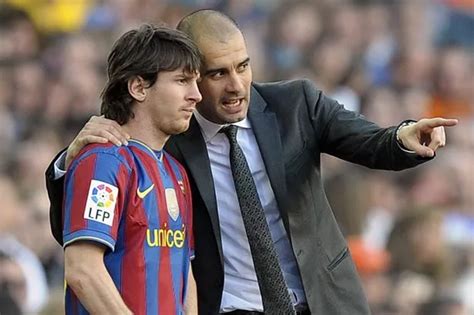 what pep guardiola said about messi